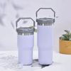 Stanleys Iceflow 30oz Stainless Steel Tumbler with Straw Vacuum Insulated Water Bottle 