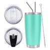 20oz Tumblers with Lid and Straw Stainless Steel Coffee Tumbler Cup Double Wall Vacuum Travel Coffee Mugs