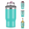 Wholesale 4 in 1 Stainless Steel Beer Can Cooler with Option Lids