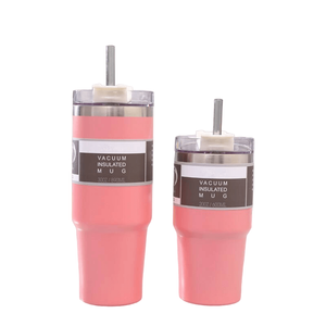 Custom Pink 20oz 30oz Stainless Steel Sublimation Tumbler 