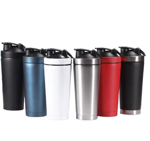 Double Walled Insulated Vacuum Shaker Cups Pre Workout Gym Shaker Bottle for Protein Shakes