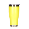 Wholesale Double Wall Vacuum Insulated 20oz Curved Coffee Mug Travel Tumbler with Lider