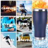 Custom Promotion Company Business Gift Stainless Steel Travel Tumbler 20oz Curved Iced Coffee Mug Beer Cup 