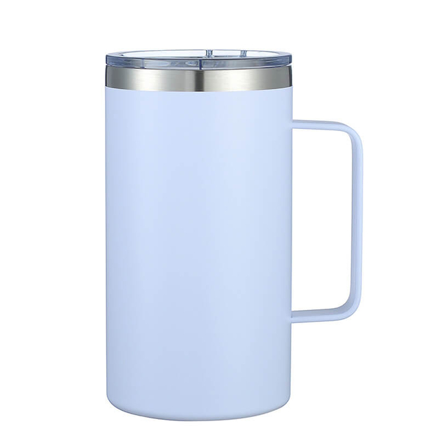 Stainless Steel Coffee Mug 24oz Travel Mug with Handle and Lid